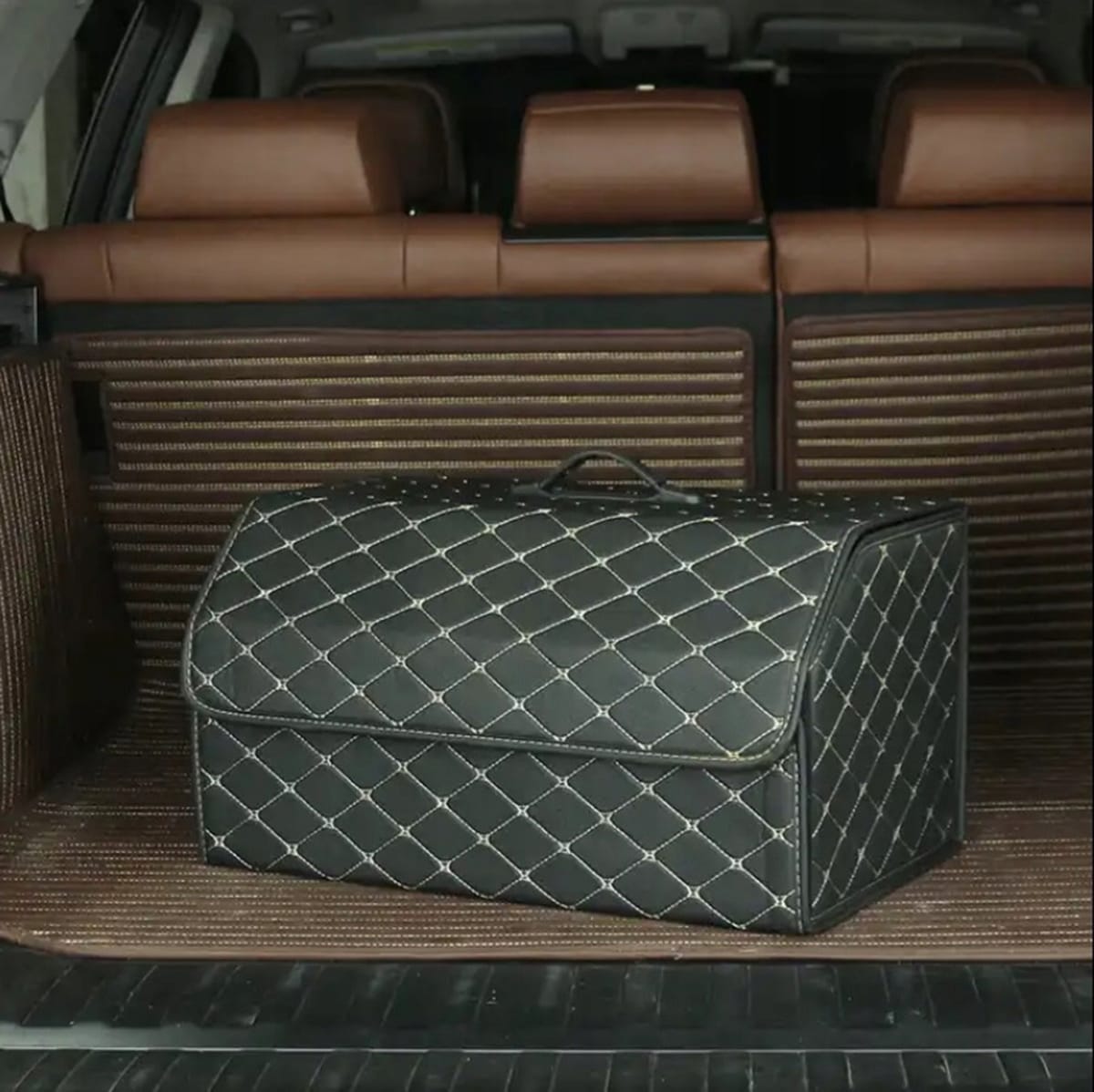 Organizer Torba Do Bagażnika Samochodu Auta Pojemny Kufer Sztywny