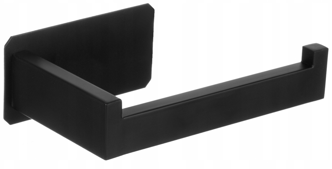 Uchwyt Na Papier Toaletowy Wieszak Wc Na Papier Loft Czarny Wiszący Taśma