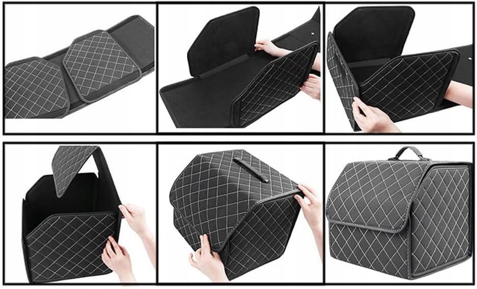 Organizer Torba Do Bagażnika Samochodu Auta Pojemny Kufer Sztywny