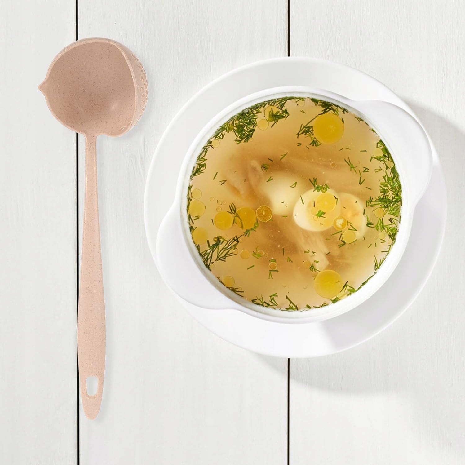 Łyżka Kuchenna Do Zupy Chochla Z Durszlakiem Łopatka Cedzak Sitko Odlewanie