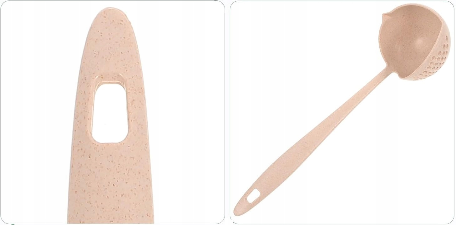 Łyżka Kuchenna Do Zupy Chochla Z Durszlakiem Łopatka Cedzak Sitko Odlewanie