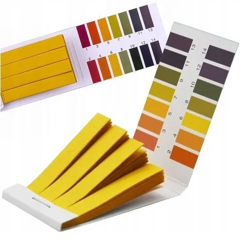 Paski Lakmusowe Papierek Ph 1-14 80 szt Papierki Do Badania Książeczka Test