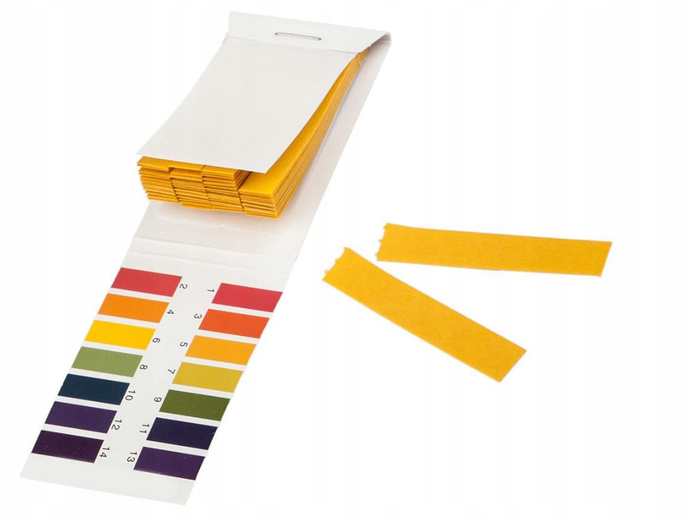 Paski Lakmusowe Papierek Ph 1-14 80 szt Papierki Do Badania Książeczka Test
