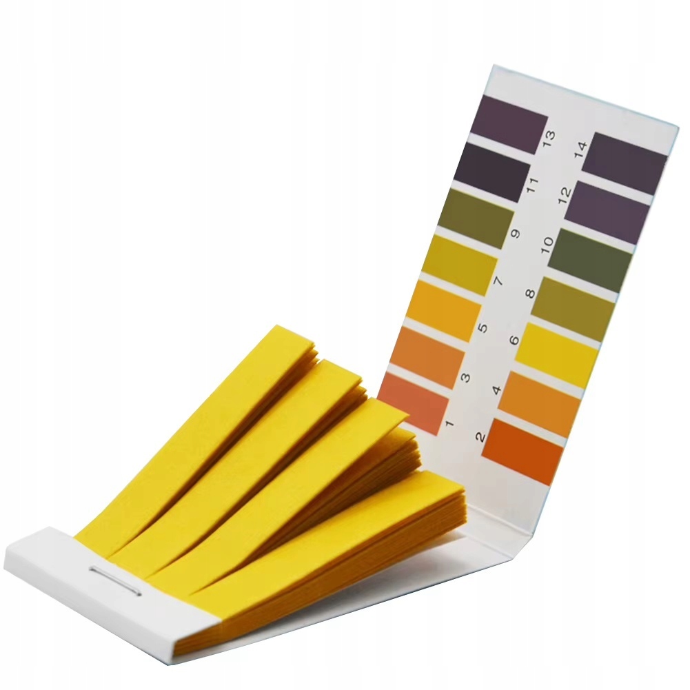 Paski Lakmusowe Papierek Ph 1-14 80 szt Papierki Do Badania Książeczka Test