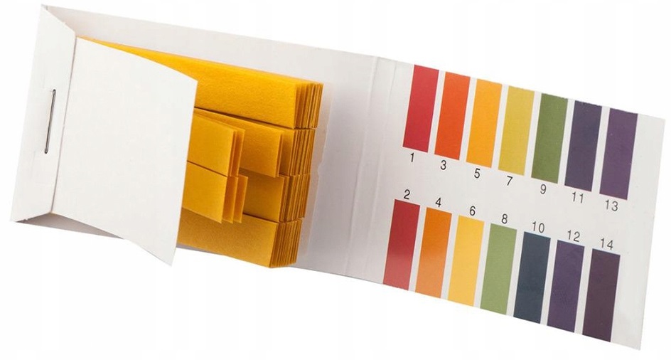 Paski Lakmusowe Papierek Ph 1-14 80 szt Papierki Do Badania Książeczka Test