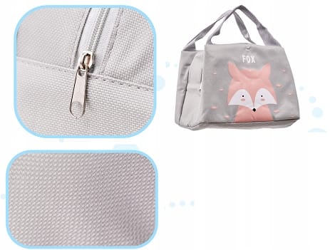 Torba Termiczna Śniadaniowa Lunch Box Na Jedzenie Śniadanie Izolacyjna Lis