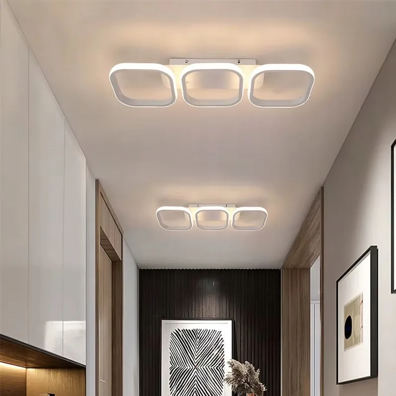 Nowoczesna Lampa Sufitowa Natynkowa Led Żyrandol Ring 33W Plafon Neutralna