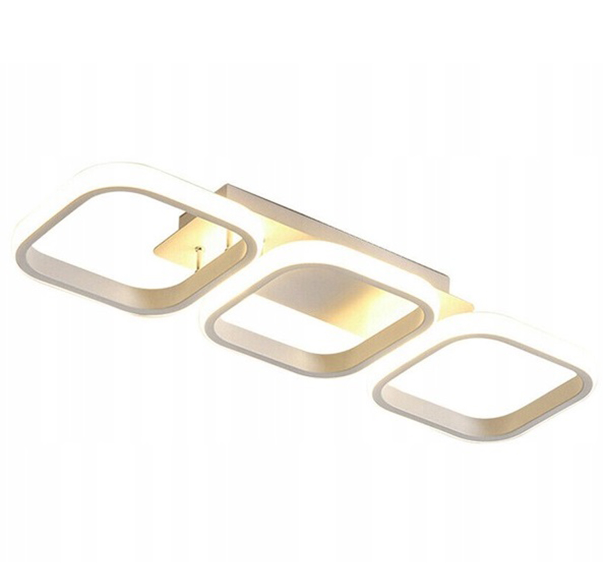 Nowoczesna Lampa Sufitowa Natynkowa Led Żyrandol Ring 33w Plafon Neutralna