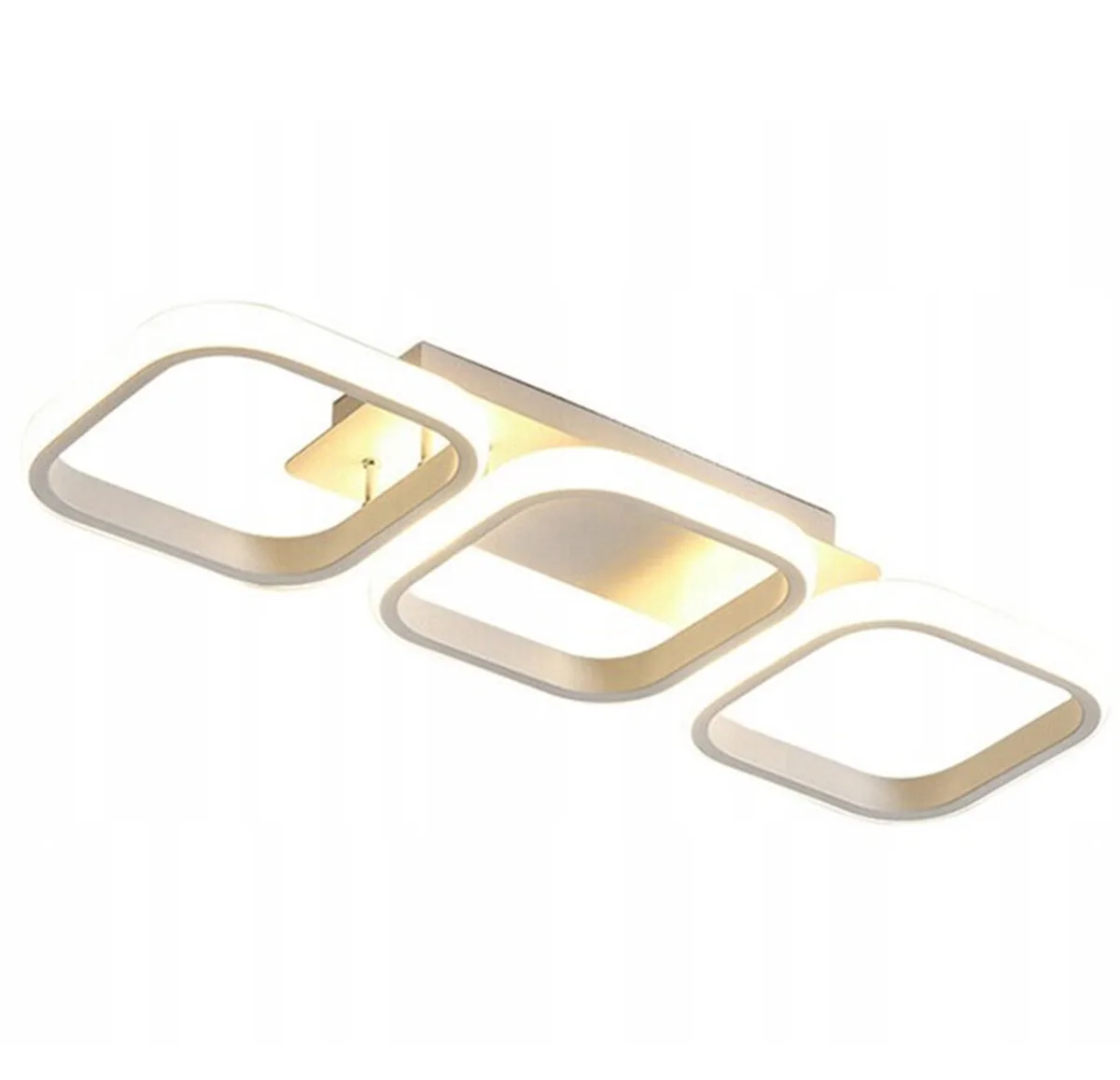 Nowoczesna Lampa Sufitowa Natynkowa Led Żyrandol Ring 33W Plafon Neutralna