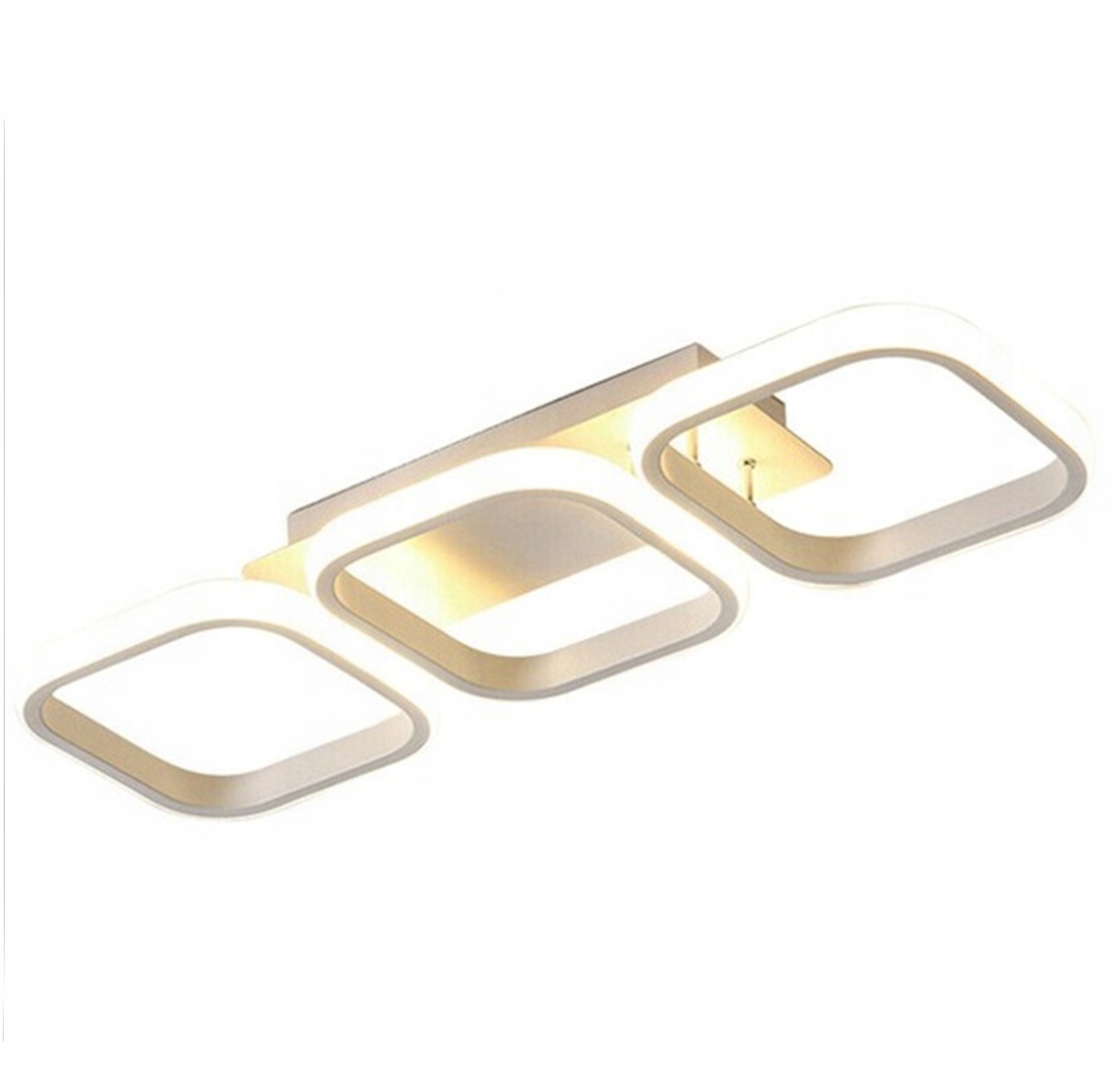 Nowoczesna Lampa Sufitowa Natynkowa Led Żyrandol Ring 33w Plafon Neutralna