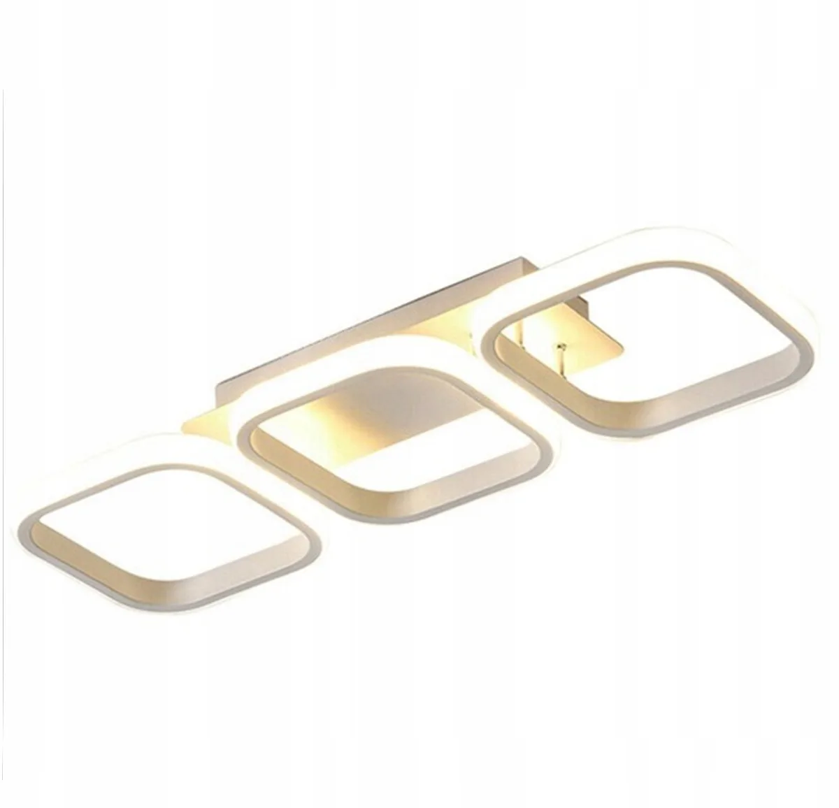 Nowoczesna Lampa Sufitowa Natynkowa Led Żyrandol Ring 33W Plafon Neutralna