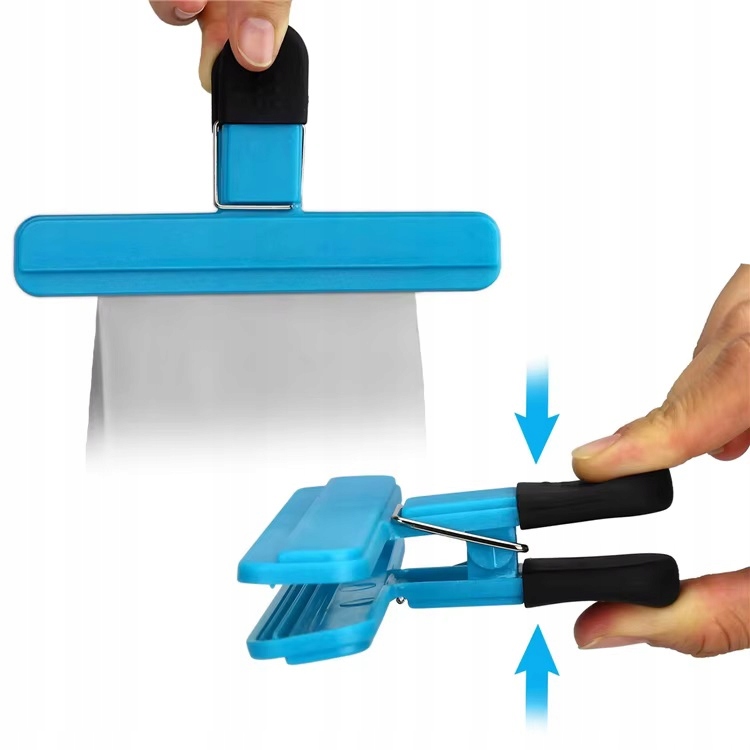 6x Klips Zapinki Do Zamykania Opakowań Woreczków Torebek Żywności Przypraw