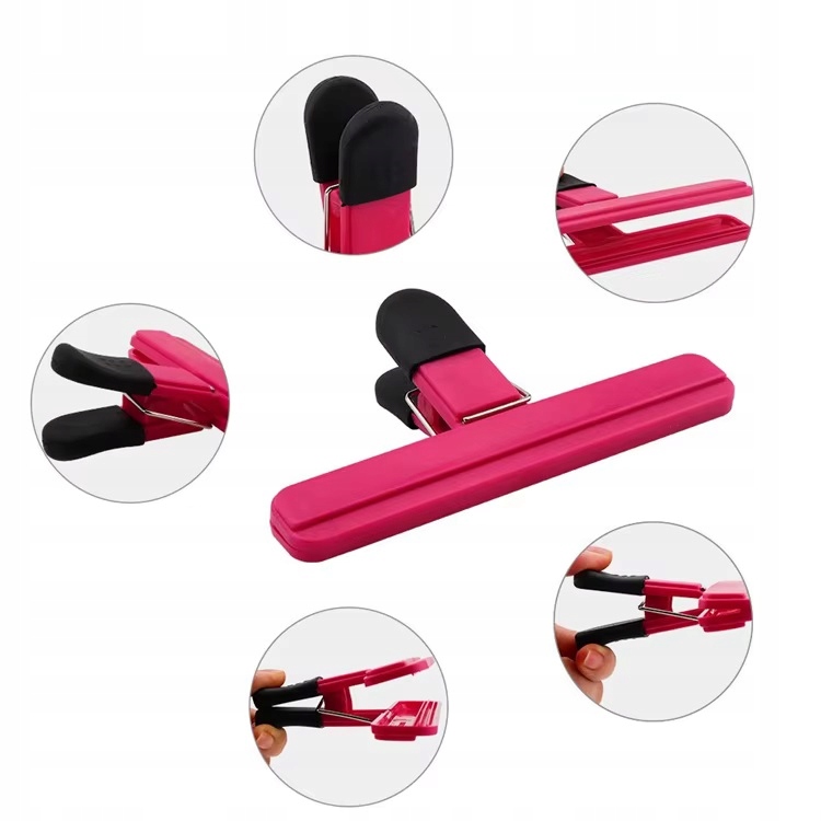 6x Klips Zapinki Do Zamykania Opakowań Woreczków Torebek Żywności Przypraw