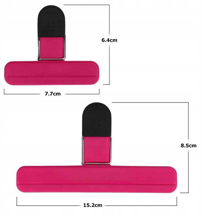 6x Klips Zapinki Do Zamykania Opakowań Woreczków Torebek Żywności Przypraw