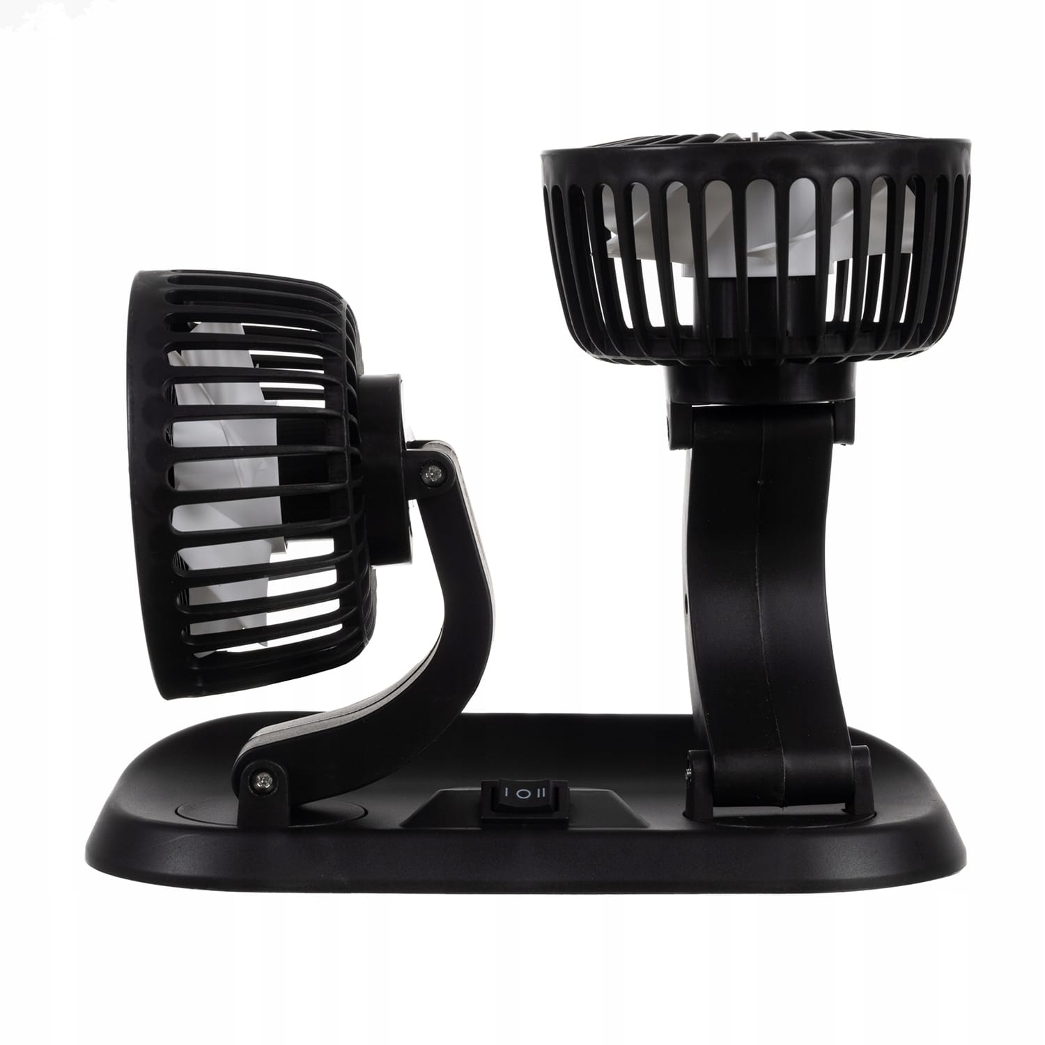 Wentylator Samochodowy Podwójny Wiatrak Pod Zapalniczkę Regulacja 360st 12v