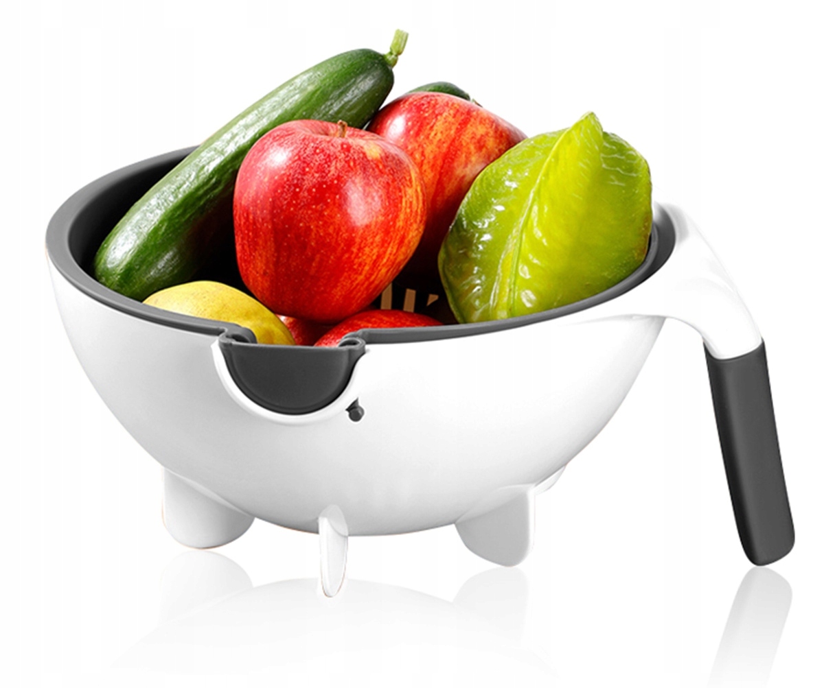 Krajalnica Szatkownica Do Warzyw Z Miską Tarka Cedzak Misa Wielofunkcyjna