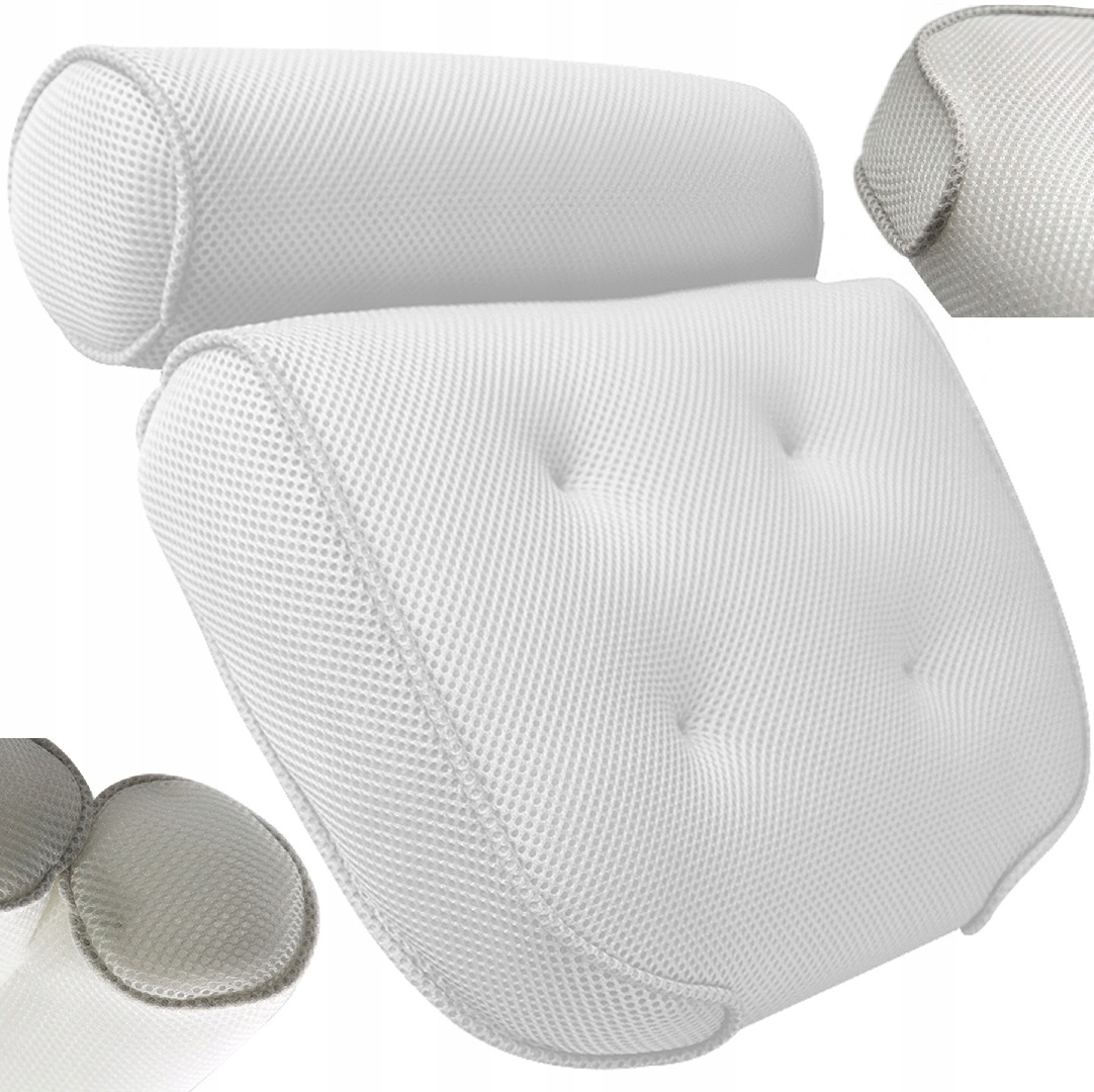 Wodoodporna Poduszka Do Wanny Kąpieli Relaksacyjna Zagłówek Spa Podkładka