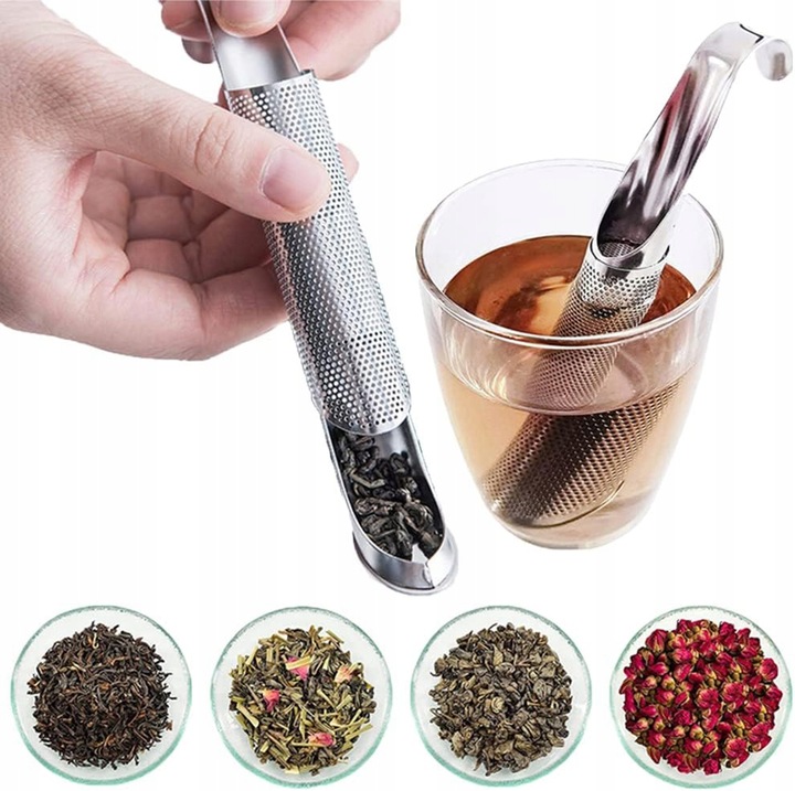 Zaparzacz Do Herbaty I Ziół Sitko Do Szklanki Z Uchwytem Stal Nierdzewna