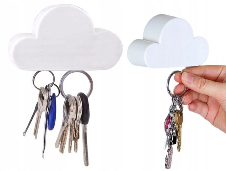 Magnetyczny Uchwyt Ścienny Na Klucze Magnetyczna Chmurka Montaż Naklejana