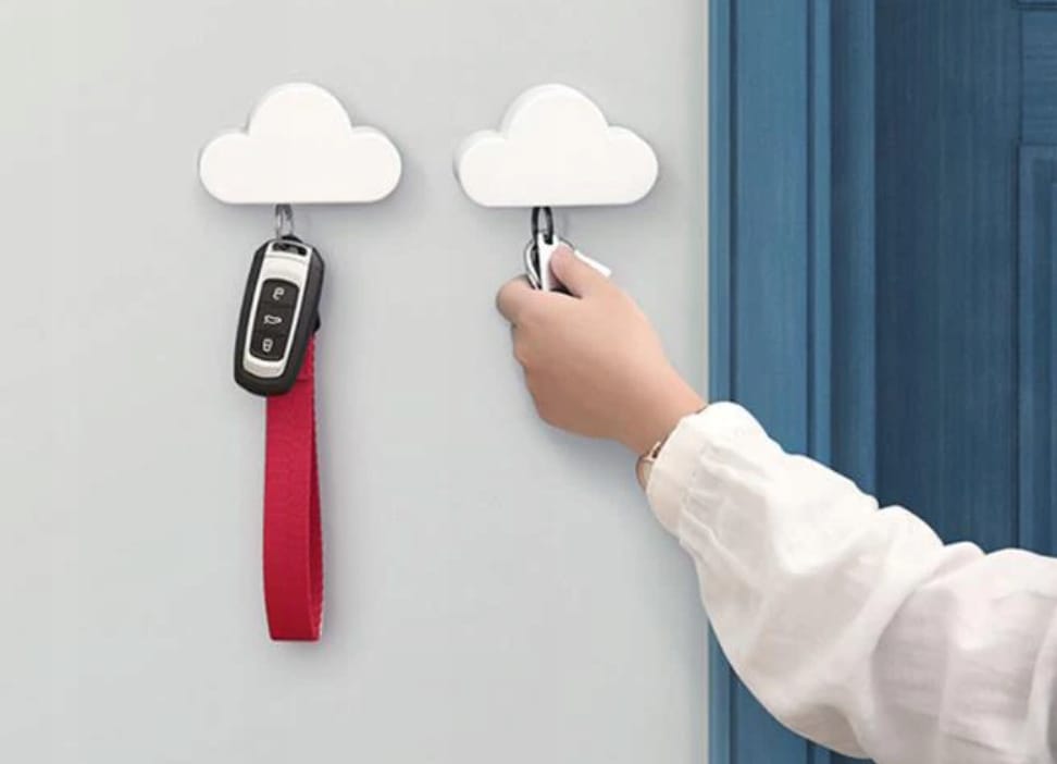 Magnetyczny Uchwyt Ścienny Na Klucze Magnetyczna Chmurka Montaż Naklejana