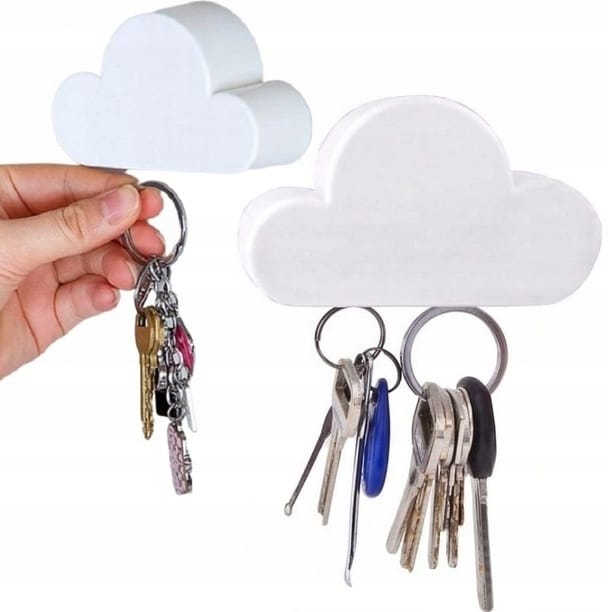 Magnetyczny Uchwyt Ścienny Na Klucze Magnetyczna Chmurka Montaż Naklejana