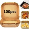 Wkład Papierowy Do Frytkownicy Air Fryer Wkłady Papierowe 16 cm 100szt