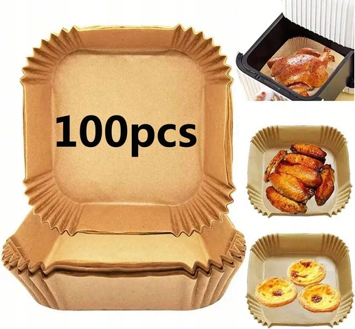 Wkład Papierowy Do Frytkownicy Beztłuszczowej Do Pieczenia Air Fryer 100szt