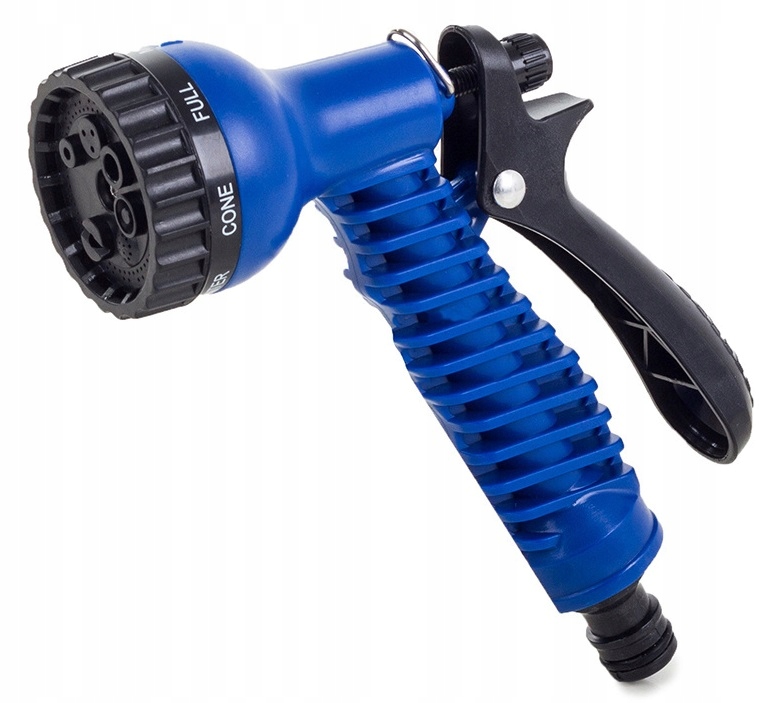 Wąż Ogrodowy 45m Rozciągliwy Elastyczny Pistolet Zraszacz+ Złączki = Zestaw