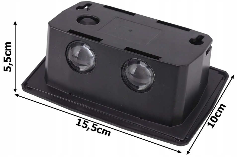 Lampa Elewacyjna Ścienna Solarna Led Kinkiet Czujnik Zmierzchu Góra Dół