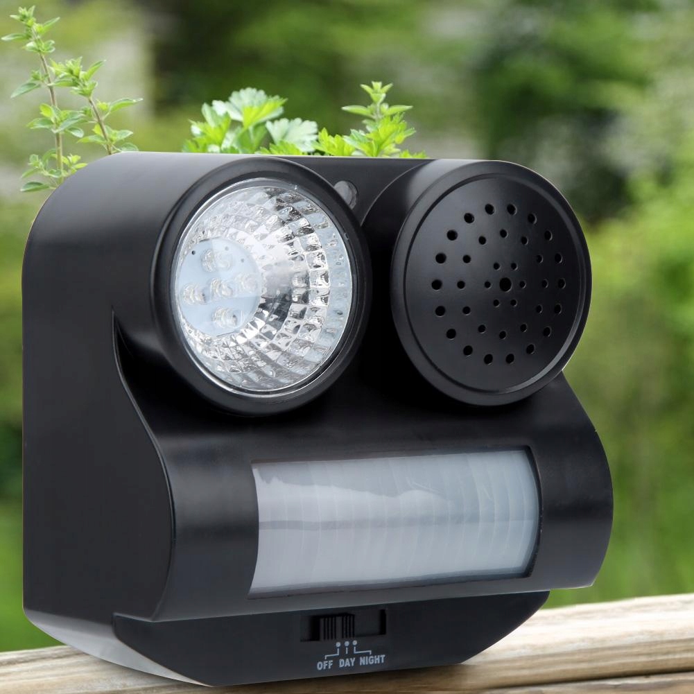 Dźwiękowy Odstraszacz Ptaków Gołębi Pułapka Na Ptaki Gołębie Wróble Czujnik