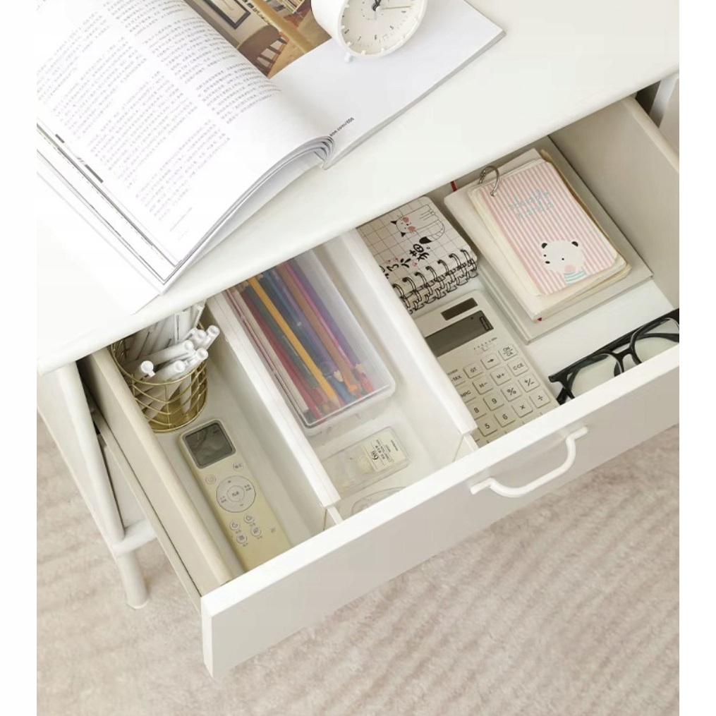 Organizer Do Szuflady Seprator Szuflad Przegroda Regulowana Bambusowy 4 szt