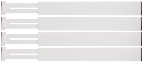 Organizer Do Szuflady Seprator Szuflad Przegroda Regulowana Bambusowy 4 szt