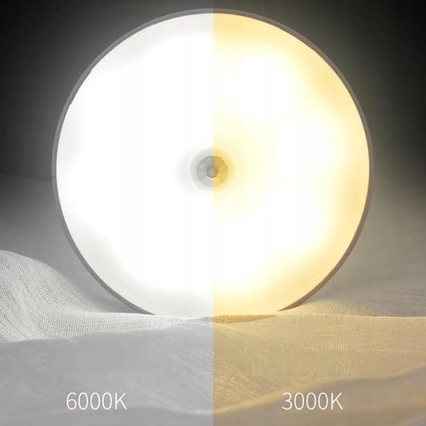 Lampa Do Szafy Mebli Z Czujnikiem Ruchu Lampa 8 Led Barwa Ciepła I Zimna