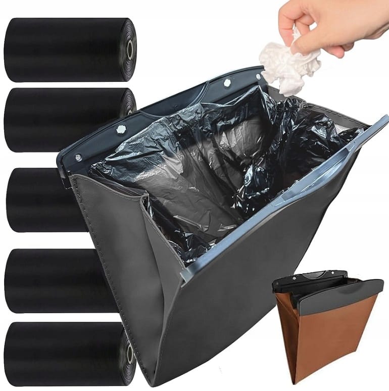 Torba Organizer Śmietnik Kosz Samochodowy Na Fotel Do Auta Samochodu Worki