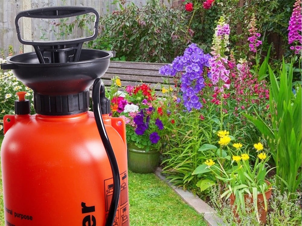 Opryskiwacz Ciśnieniowy Ręczny 10l Długa Lanca Zraszanie Rozpylacz Ogrodowy