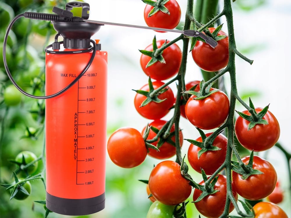 Opryskiwacz Ciśnieniowy Ręczny 10l Długa Lanca Zraszanie Rozpylacz Ogrodowy