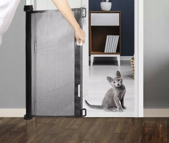 Bramka Zabezpieczająca Barierka Ochronna Na Schody Drzwi Regulowana Zagroda