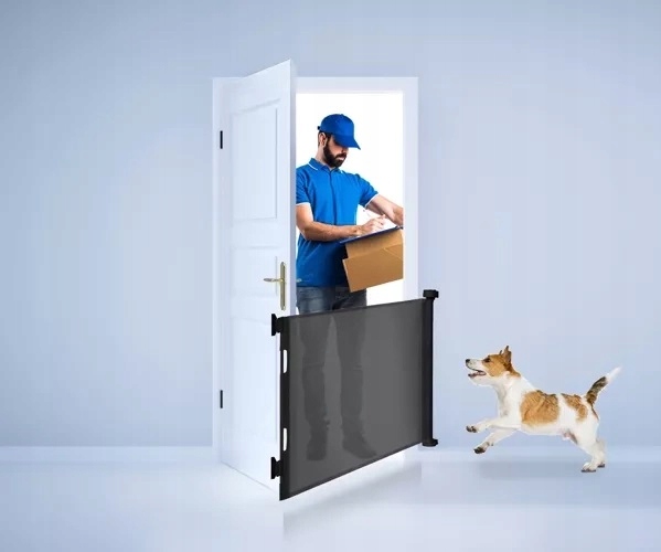 Bramka Zabezpieczająca Barierka Ochronna Na Schody Drzwi Regulowana Zagroda