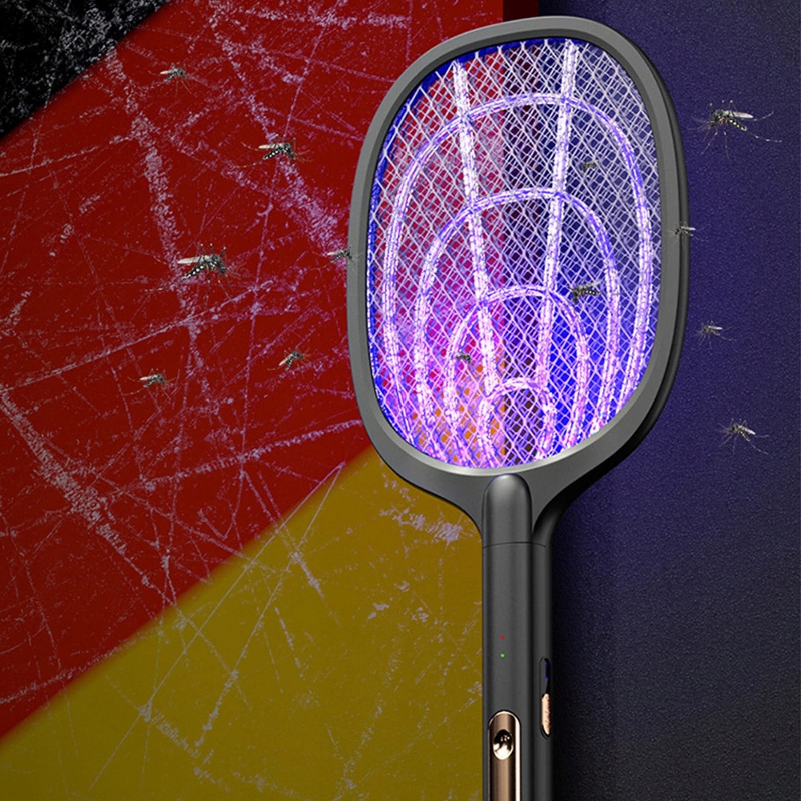 Łapka Pułapka Owadobójcza Na Muchy Komary Lampa Elektryczna Packa Uv Usb