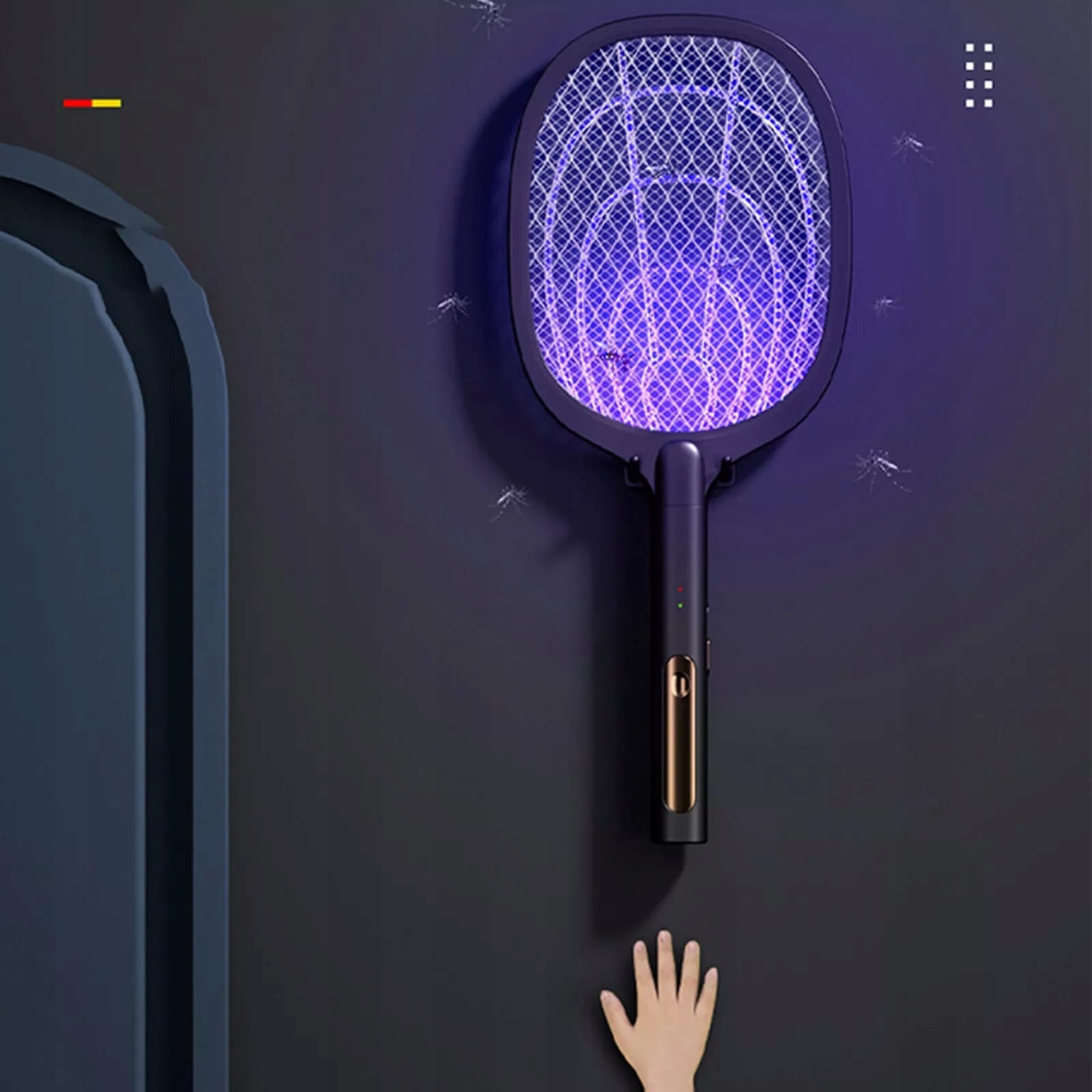 Łapka Pułapka Owadobójcza Na Muchy Komary Lampa Elektryczna Packa Uv Usb