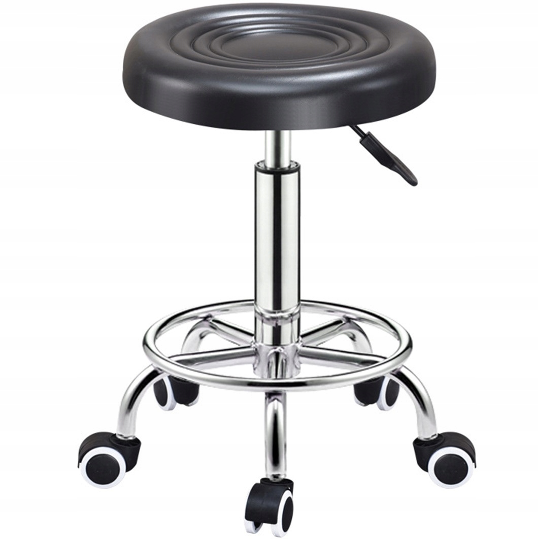 Hoker Barowy Stołek Fryzjerski Kosmetyczny Taboret Na Kółkach Obrotowy