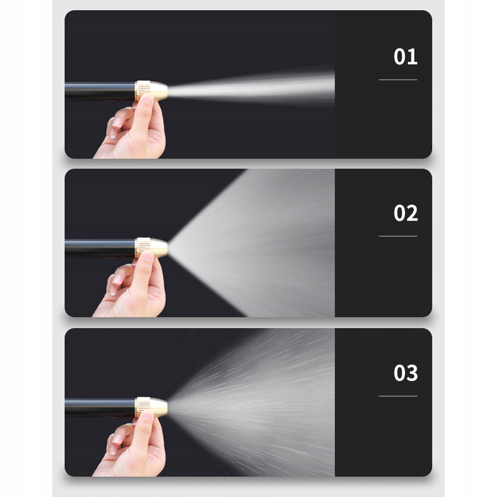 Pistolet Do Węża Ogrodowego Myjka Zraszacz Do Podlewania Regulacja Wody