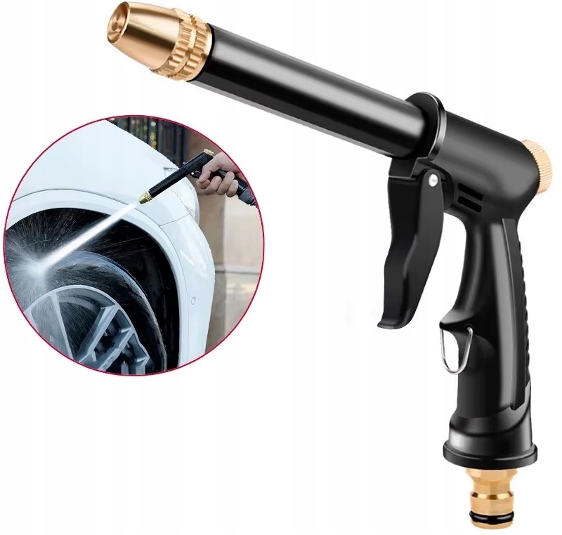 Pistolet Do Węża Ogrodowego Myjka Zraszacz Do Podlewania Regulacja Wody