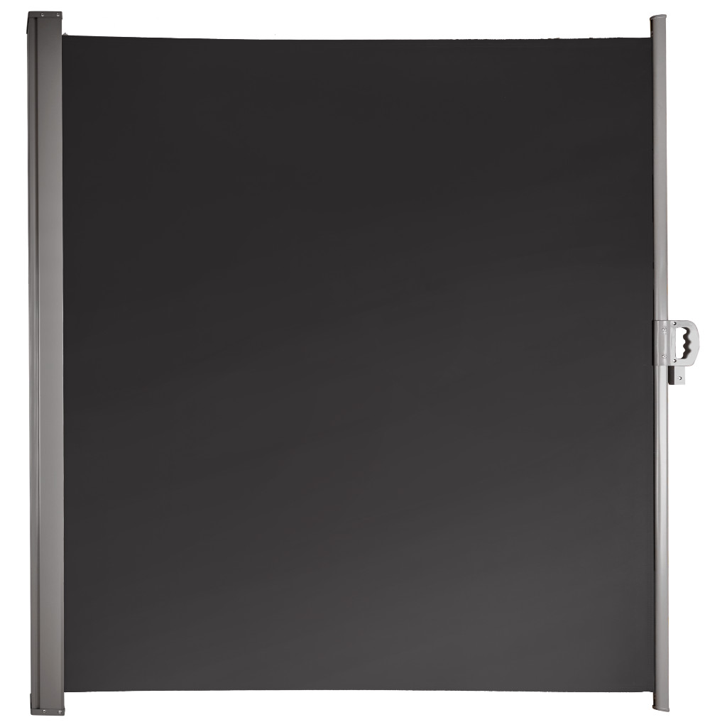 Składana Markiza 400x180cm Boczna Roleta Parawan Do Ogrodu Taras Antracyt