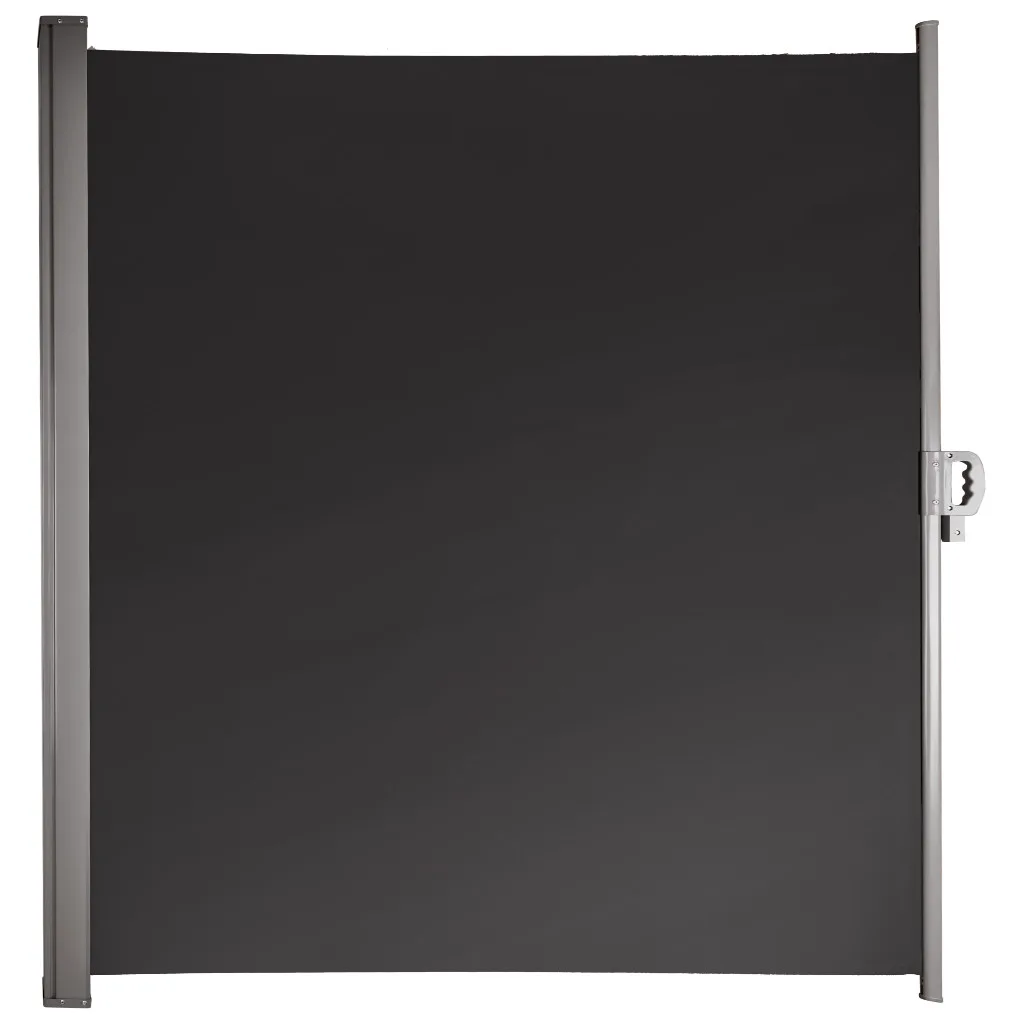 Składana Markiza 400x180cm Boczna Roleta Parawan Do Ogrodu Taras Antracyt