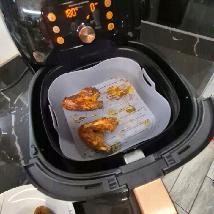 Forma Silikonowa Do Air Fryer Frytkownicy Pieczenia Wkład Do Pieczenia 20cm