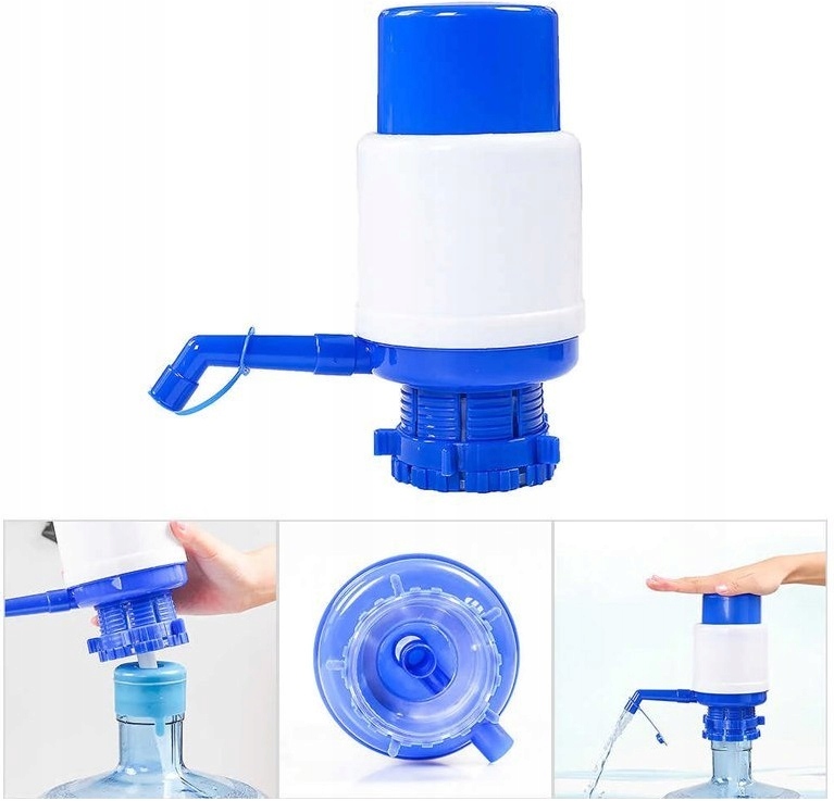 Ręczna Pompka Do Wody Dozownik Dystrybutor 5 Galonów 18,9 Prosta W Obsłudze