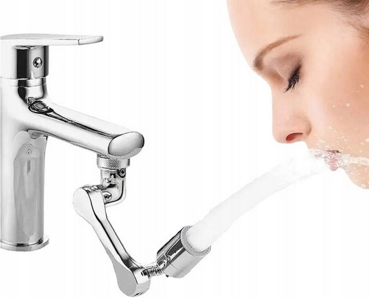 Przedłużka Obrotowa Do Kranu Aerator 1080 Stopni Przedłużacz Oszczędzający