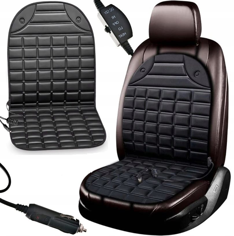Mata Grzewcza Na Fotel Siedzenie Podgrzewana 12v Z Pilotem Do Samochodu
