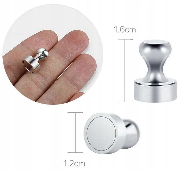 Magnes Na Lodówkę Neodymowy Do Tablicy Pinezka Magnesy Neodymowe 10 Sztuk